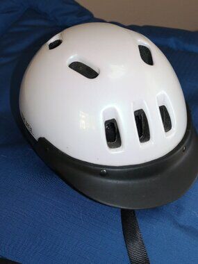 Troxel riding helmet white. Used. Size 8. Lightly worn.